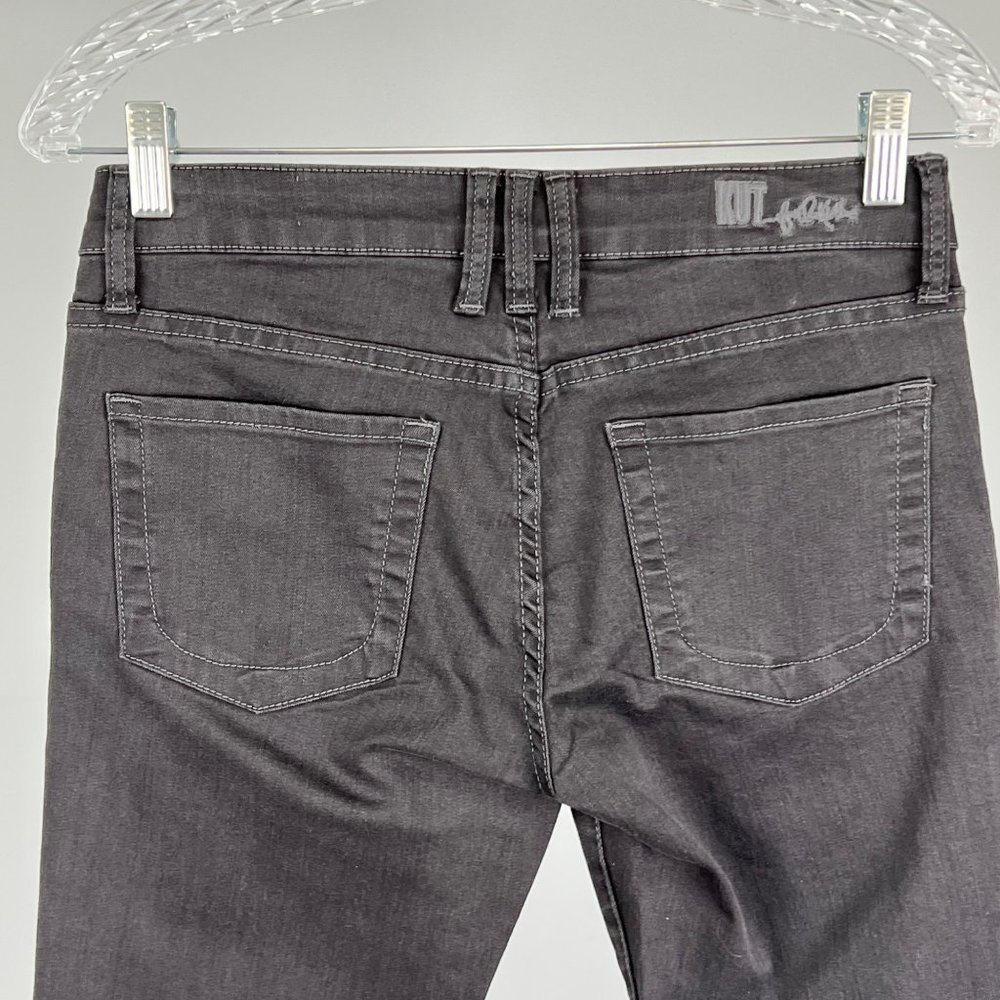 Kut from the Kloth Womens Sienna Skinny Jeans Gray Stretch Cotton Denim size 4 - Picture 6 of 11